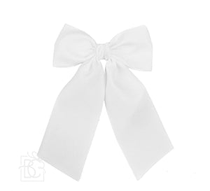 SATIN BOW WITH TAILS