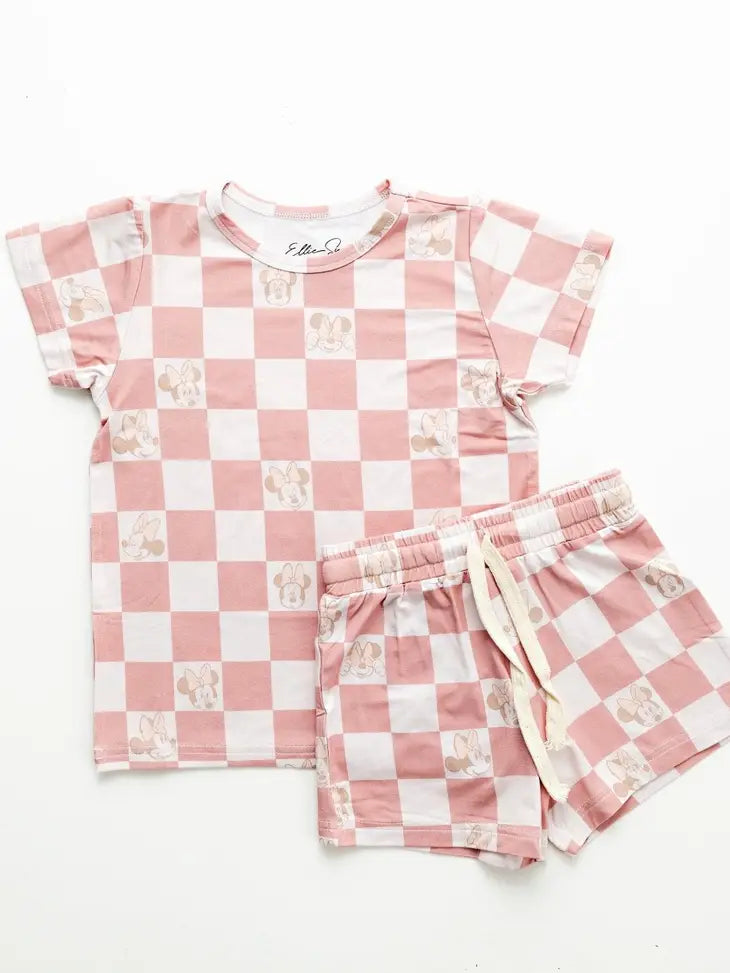 Rose Checkers Lounge Set