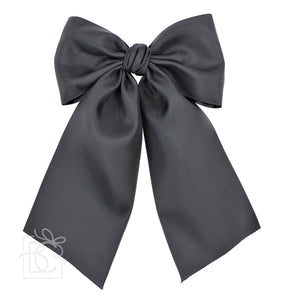 SATIN BOW WITH TAILS