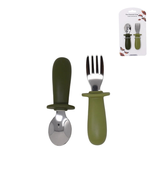 Fork & Spoon Set *Juniper & Moss